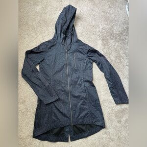 Mondetta Dark Gray Hooded Rain Jacket